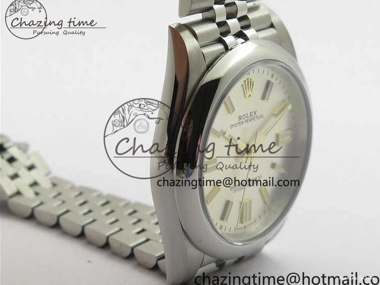 0125 WeatherProof Oyster Perpetual 41mm 124300 BP Maker Best Edition Silver Dial on SS Jubilee Bracelet A 2639